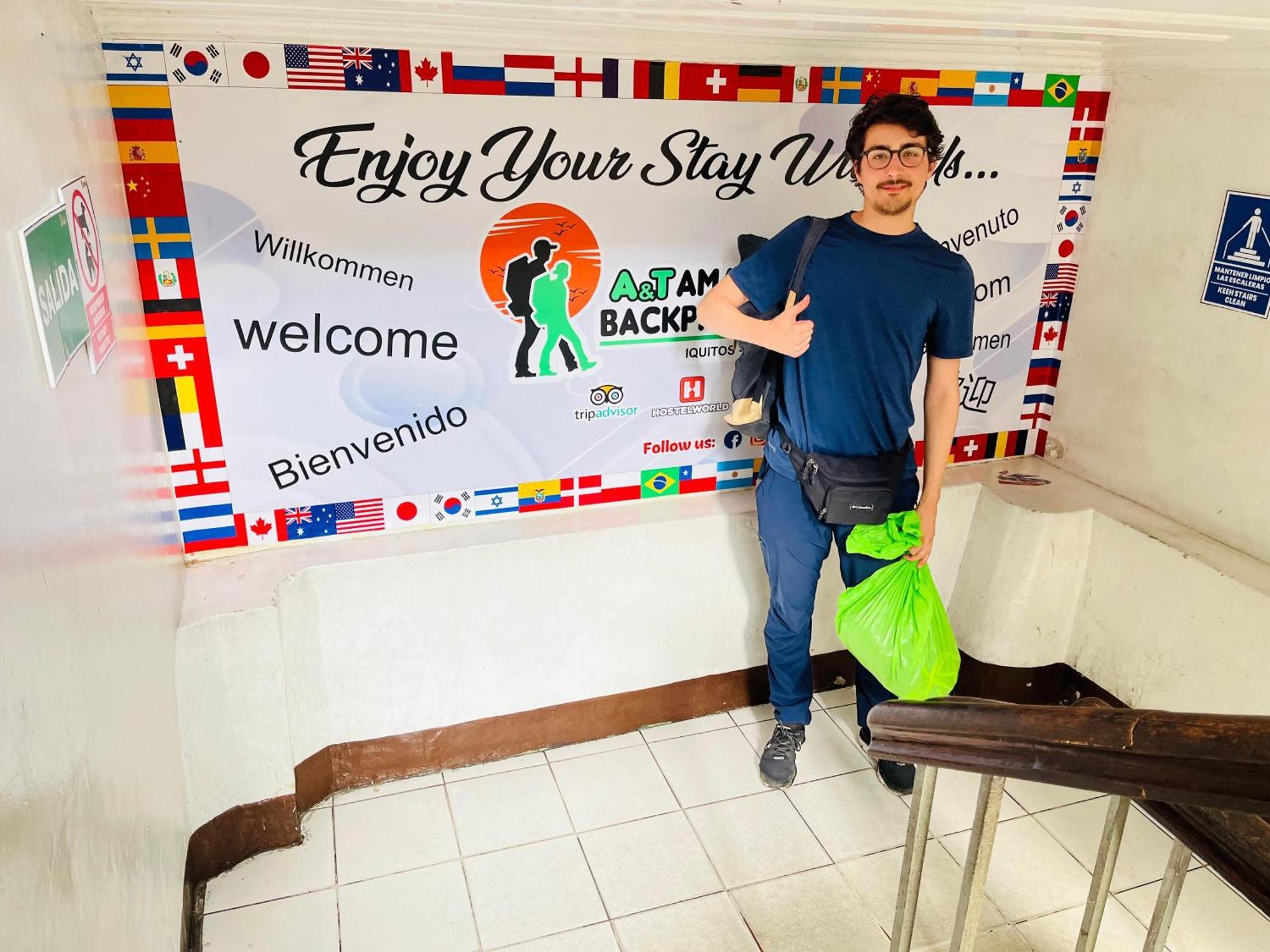 Bed and Breakfast A&T Amazon Backpacker'S Iquitos Esterno foto